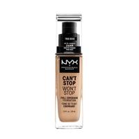 NYX Professional Makeup Can't Stop Won't Stop Full Coverage Foundation - True Beige CSWSF08