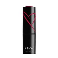 NYX Professional Makeup SHOUT LOUD satin lipstick #cherry charm