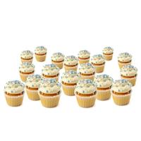 gefelicitaart Mini-Blue Geboorte Cupcakes