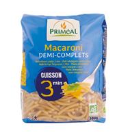 Primeal Macaroni halfvolkoren snelkook 3 minuten 500 gram