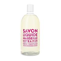 Compagnie de Provence Savon de Marseille vloeibare handzeep Extra Pur Rose Sauvage 1 liter navulling