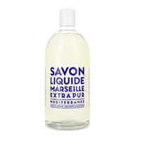 La Compagnie de Provence Savon Liquide Marseille Extra Pur Mediterranée - Refill Flüssigseife  1000 ml