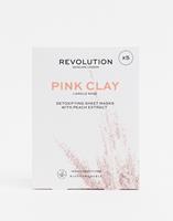 revolutionbeauty Revolution Skincare Biodegradable Detoxifying Pink Clay Sheet Mask Set