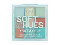 W7 Soft Hues Pressed Pigment Lidschatten Palette - Aquamarine