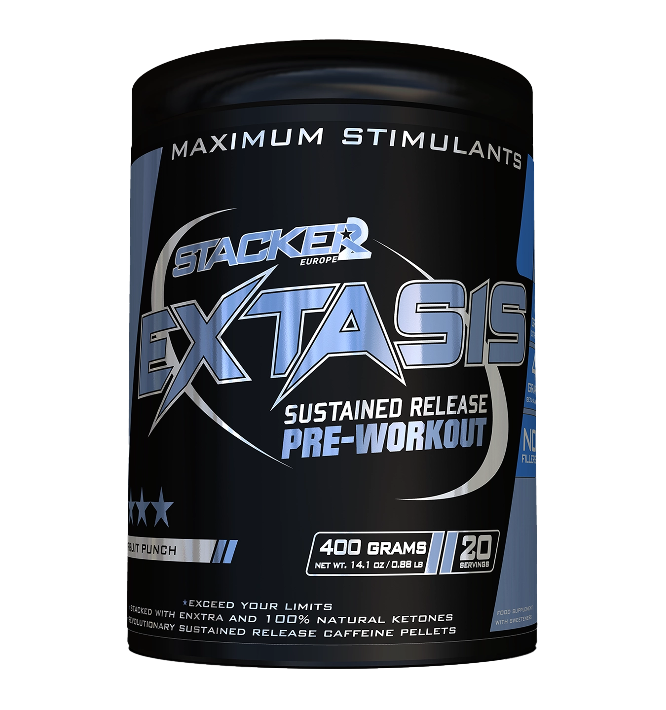 Stacker2 Extasis - 400 g - Fruit Punch