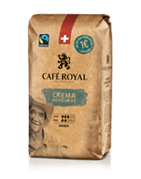 Cafe Royal Gebrande koffiebonen Café Royal Honduras Crema, 1 kg, 100% Arabica, handgeplukt, Fairtrade, intensiteit 3/5