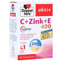 Queisser Pharma & Co. KG Doppelherz aktiv C + Zink + E 400 Depot 40 Stück