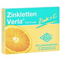 Verla-Pharm Arzneimittel & Co. KG Zinkletten Verla Orange Lutschtabletten 50 Stück