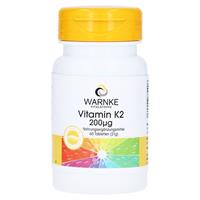 Warnke Vitalstoffe Vitamin K2 200 µg Tabletten 60 Stück