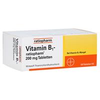 Ratiopharm Vitamin B1- 200mg Tabletten 100 Stück