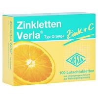 Verla-Pharm Arzneimittel & Co. KG Zinkletten Verla Orange Lutschtabletten 100 Stück