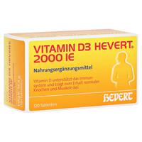 Hevert Arzneimittel & Co. KG Vitamin D3 Hevert 2.000 I.E. Tabletten 120 Stück