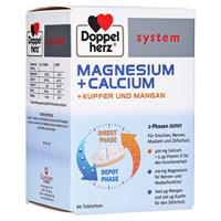 Queisser Pharma & Co. KG DOPPELHERZ Magnesium+Calc.+Kupfer+Mangan syst.Tab. 60 Stück