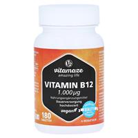 Vitamaze VITAMIN B12 1.000 µg hochdosiert vegan Tabletten 180 Stück