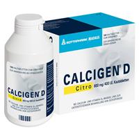 MEDA Pharma & Co. KG CALCIGEN D Citro 600mg/400 I.E. Kautabletten 100 Stück
