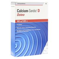 Hexal AG Calcium-Sandoz D Osteo 500mg/1000 I.E. Kautabletten 120 Stück
