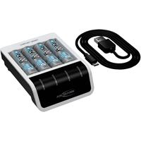 ansmann Comfort Smart Batterijlader Incl. oplaadbare batterijen NiMH AAA (potlood), AA (penlite)