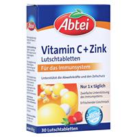 Omega Pharma Deutschland Abtei Vitamin C plus Zink Lutschtabletten 30 Stück