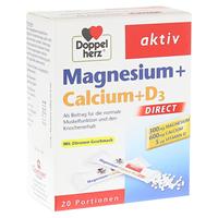 Queisser Pharma & Co. KG Doppelherz aktiv Magnesium + Calcium + D3 Direkt 20 Stück