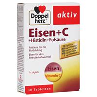 Queisser Pharma & Co. KG Doppelherz aktiv Eisen + C + Histidin + Folsäure 30 Stück