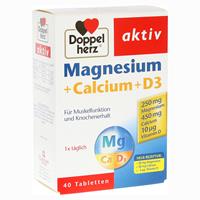 Queisser Pharma & Co. KG Doppelherz aktiv Magnesium + Calcium + D3 40 Stück