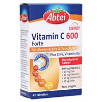 Omega Pharma Deutschland Abtei Vitamin C 600 Forte 42 Stück