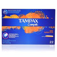 Tampax COMPAK tampón super plus 22 uds