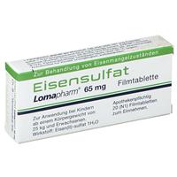 Lomapharm Eisensulfat  65 mg Tabl.ueberzogen