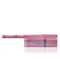 Bourjois ROUGE EDITION VELVET lipstick #07+contour lipliner #1 GRATIS