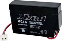Xcell XP0.812AMP Loodaccu 12 V 0.8 Ah Loodvlies (AGM) (b x h x d) 96 x 62 x 25 mm AMP-bus Onderhoudsvrij