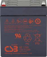 csbbattery CSB Battery GP 1245 Standby USV Loodaccu 12 V 4.5 Ah Loodvlies (AGM) (b x h x d) 93 x 108 x 70 mm Kabelschoen 4.8 mm, Kabelschoen 6.35 mm Onderhoudsvrij,