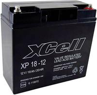 Xcell XP1712 Loodaccu 12 V 18 Ah Loodvlies (AGM) (b x h x d) 181 x 167 x 77 mm M5-schroefaansluiting Onderhoudsvrij, VDS-certificering