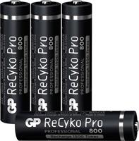 gpbatteries GP Batteries ReCyko+Pro HR03 Micro (AAA)-Akku NiMH 800 mAh 1.2V 4St.