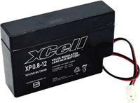 Xcell XP0.812JST XCEXP0.812JST Bleiakku 12V 0.8Ah Blei-Vlies (AGM) (B x H x T) 96 x 62 x 25mm JST-St