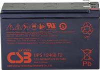 csbbattery CSB Battery UPS 12460 high-rate Loodaccu 12 V 9.6 Ah Loodvlies (AGM) (b x h x d) 151 x 99 x 65 mm Kabelschoen 6.35 mm Onderhoudsvrij, Geringe zelfontlading