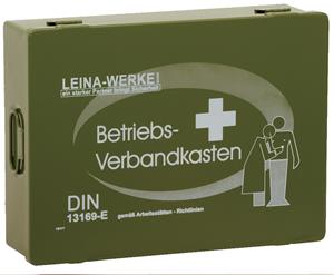 leina-werke LEINA Betriebsverbandkasten, Inhalt DIN 13169, grün
