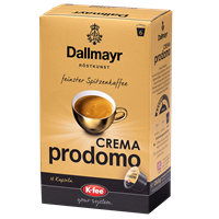 K-fee System GmbH Dallmayr CREMA prodomo Kaffeekapseln, 16 Stück, für EXPRESSI*, Tchibo Cafissimo* ober beliebige K-fee Kapselmaschinen (16 Lungo Kapseln)