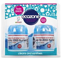 Ecozone Blijvend Toilet Blok 2000 - Blauw Duo Pack