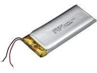 Renata ICP50123PS-03 Speciale oplaadbare batterij Prismatisch Kabel LiPo 3.7 V 130 mAh