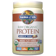 Garden of Life Raw Organic Proteinpulver - Vanille und Chai - 580g