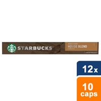 Starbucks House Blend by Nespresso Medium Roast - 12x 10 Capsules