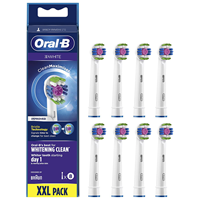 oralb Oral-B 3D White Brush Head with Clean Maximiser - 8 Counts