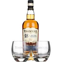 Tomintoul 18 years Giftset 70CL