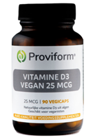 Proviform Vitamine d2 vegan 25 mcg 90vc
