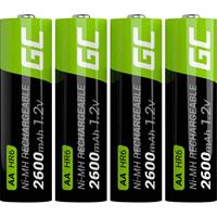 GREENCELL AA 2600 MAH Wiederaufladbare Batterien (4 PCS)