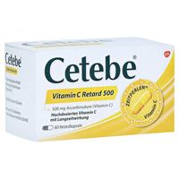 STADA Consumer Health Deutschland Cetebe Vitamin C Retard 500mg Hartkapseln 60 Stück