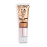 makeuprevolution Revolution Highlighter Glow Skin Gloss Face & Body Gloss Illuminator Bronze