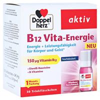 Queisser Pharma & Co. KG DOPPELHERZ B12 Vita-Energie Trinkampullen 30 Stück