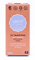 Ginger Organic Tampons Super Met Applicator