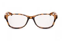 CWI leesbril unisex rechthoekig bruin (4000) sterkte +2.5